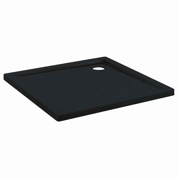 vidaXL Sprchový základní tác s tečkami 90 x 90 x 4 cm ABS Černá