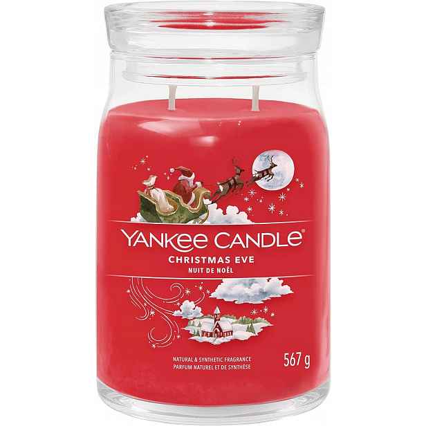 Yankee Candle vonná svíčka Signature ve skle velká Christmas Eve 567 g