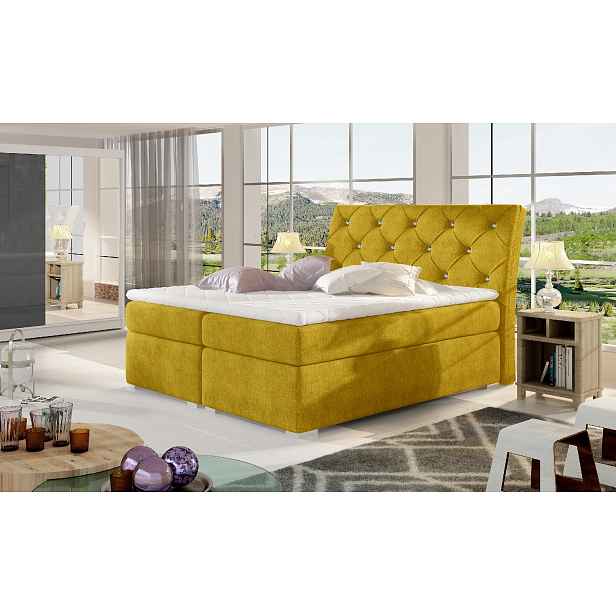 Boxspring Balvin Rozměr: 140 x 200 cm, látka: Omega68