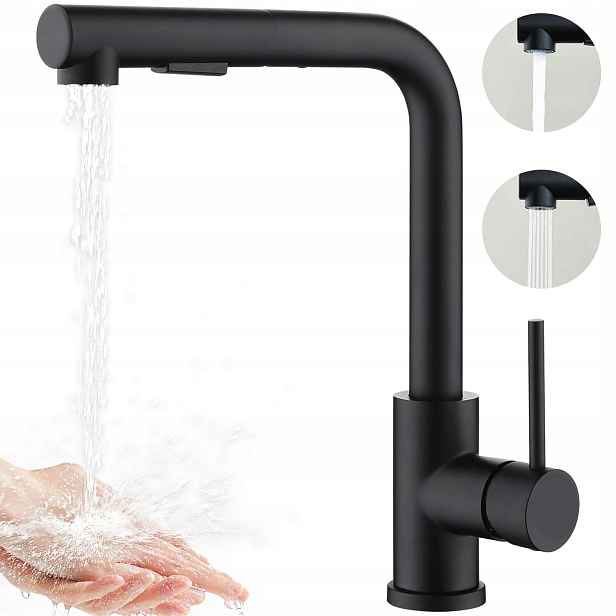 Kuchyňská Baterie Otočná Dvouhlavá Eco pro Dřez