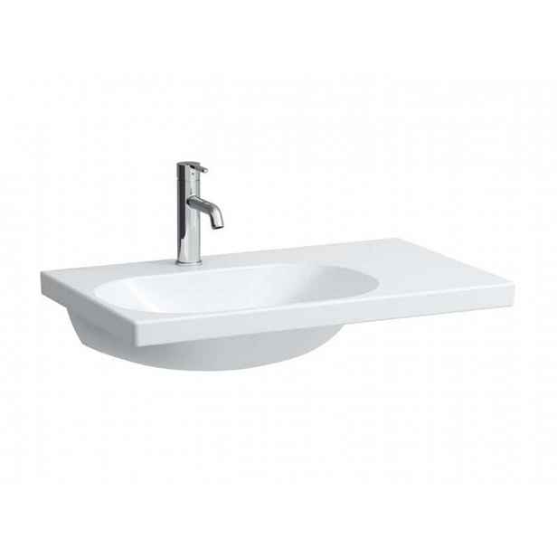 Laufen Lua - Umyvadlo nábytkové 75x46 cm, bez přepadu, otvor pro baterii, bílá H8170860001111