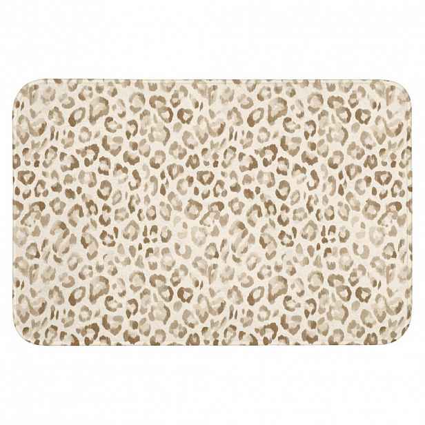 OnlyWow WC PŘEDLOŽKA Leopard - Classic - Béžová 90x60 cm