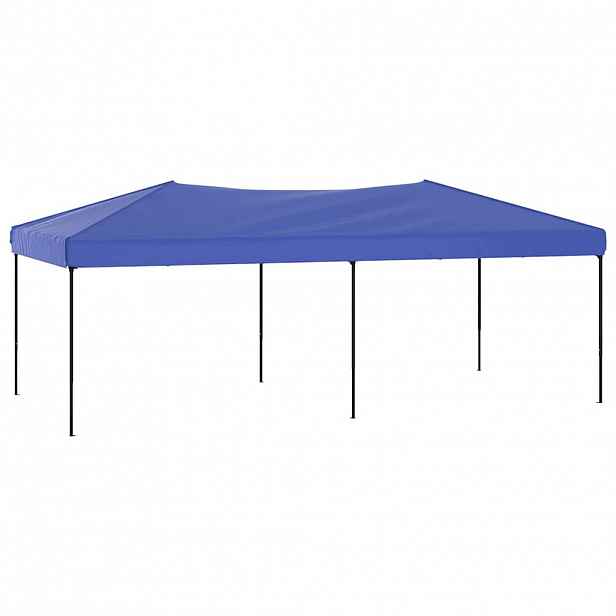 vidaXL Skládací party stan modrý 3 x 6 m