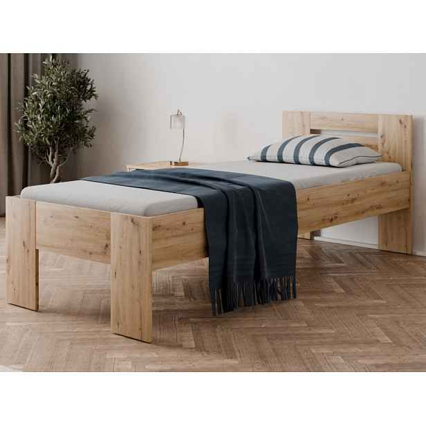 Postel Osaka 80x200 cm, dub artisan