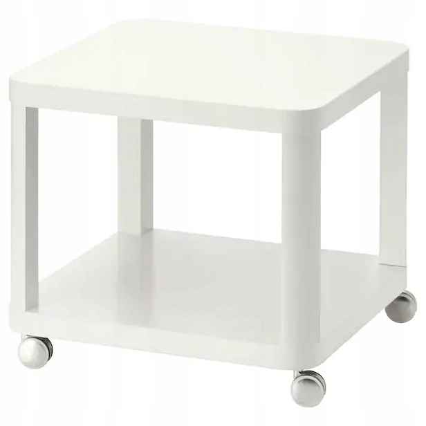 Ikea Tingby Stolek na kolečkách 50x50 cm bílý