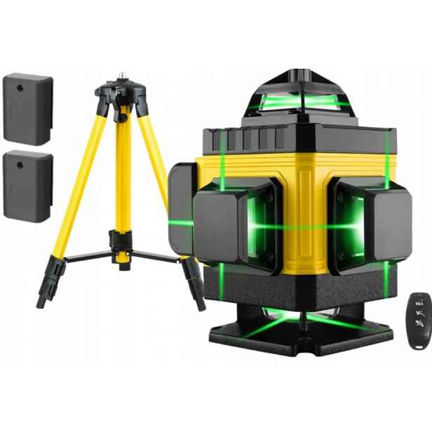Křížová Laserová Vodováha 360 Stupňů, Zelený Laserový Stativ