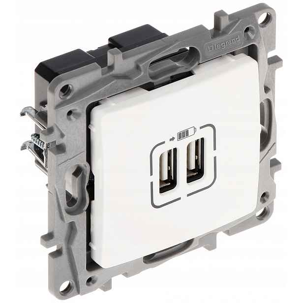 Nabíjecí Zásuvka LE-764594 Niloe 2 Porty Usb 2.4A/5V Legrand