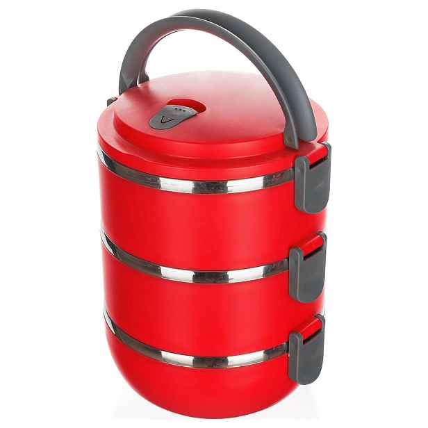 BANQUET Plastový termo jídlonosič 3-dílný 1,5L, 70810