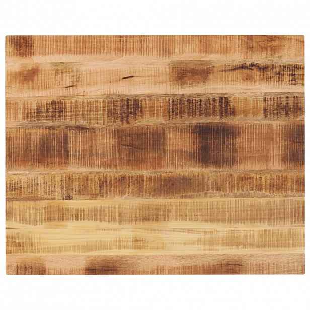 vidaXL Stolní deska 100x80x2,5 cm obdélníková hrubé mangovníkové dřevo