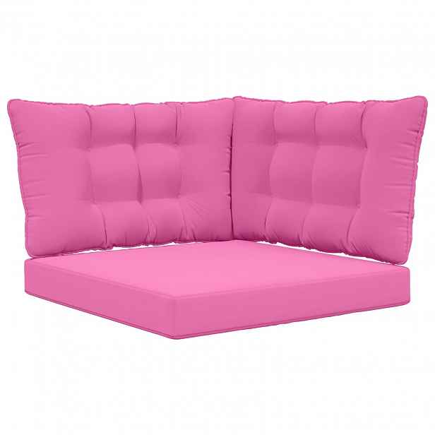 vidaXL Venkovní polštář na pohovku Polyester Růžová 68,5 x 68,5 cm