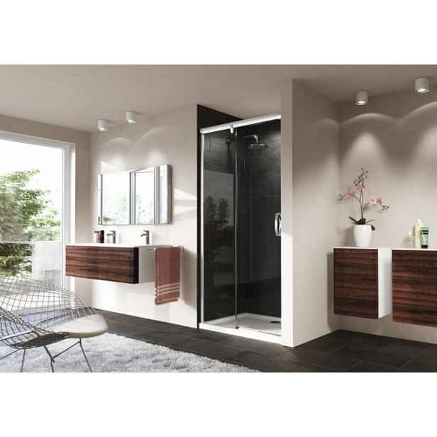 Sprchové dveře 140x190 cm levá Huppe Aura elegance chrom lesklý 401406.092.322