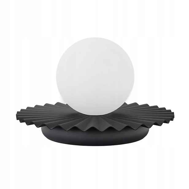 Emibig Umbra stolní lampa černá skleněná koule G9 1x8W