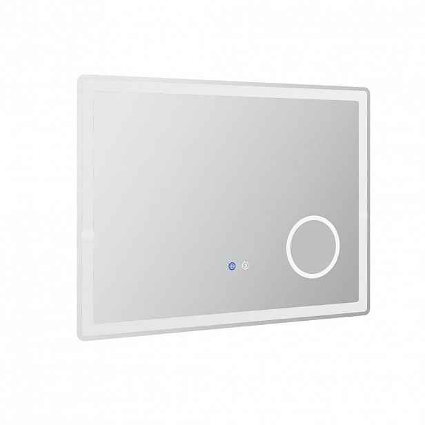 Kleankin LED koupelnové zrcadlo, s 3x zvětšením, paměťovou funkcí, bez zamlžování