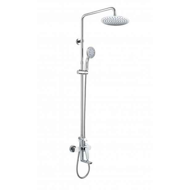 Mereo Eve - Sprchový set s vanovou baterií, průměr 20 cm, 3 proudy, chrom CBE60101SCE
