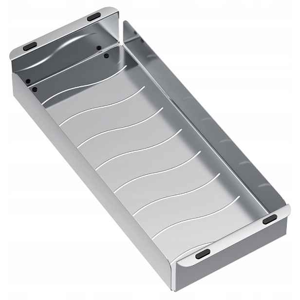 Odkapávací vložka Odkapávač do kuchyňského dřezu Ocelová 44X18,5 Inox
