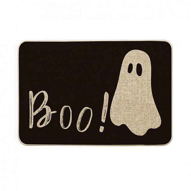 Rohožka Halloween 40X60 CM Duch Boo Černá Protiskluzová Gumová