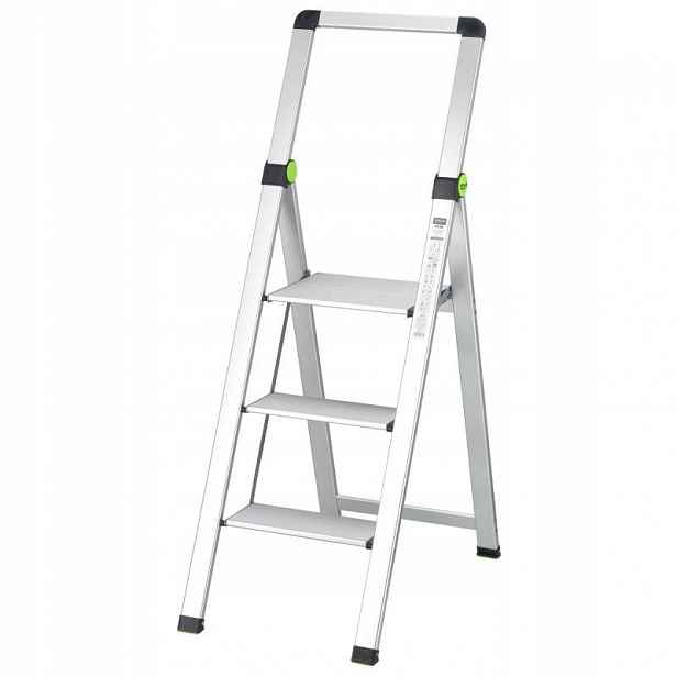 Schůdky Slim, 3-stupně s držadlem, Stalco Perfect