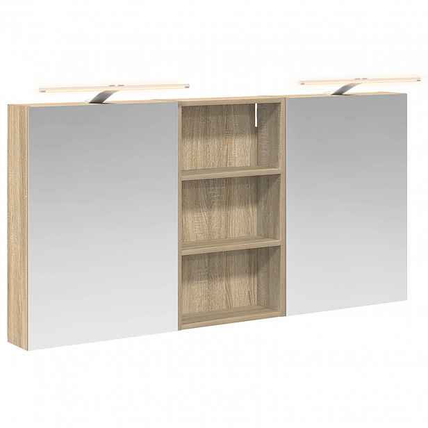 vidaXL Sada koupelnových skříněk 3 ks 140 x 14,5 x 70 cm