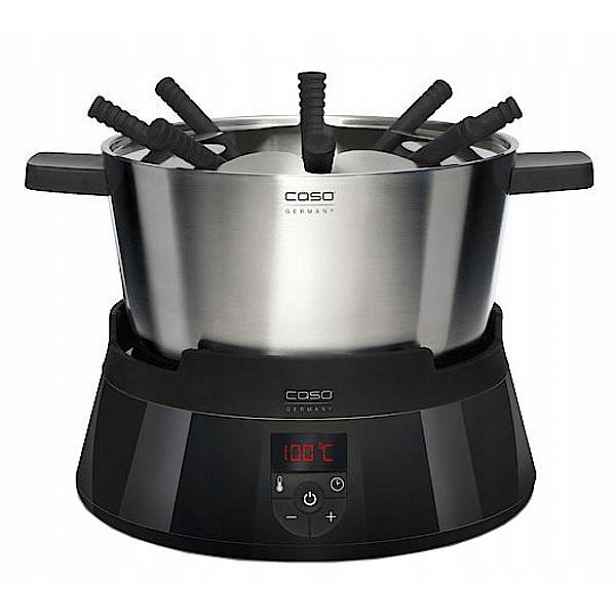 Caso Design sada pro indukční varnou desku FonDue pro 8 osob Black