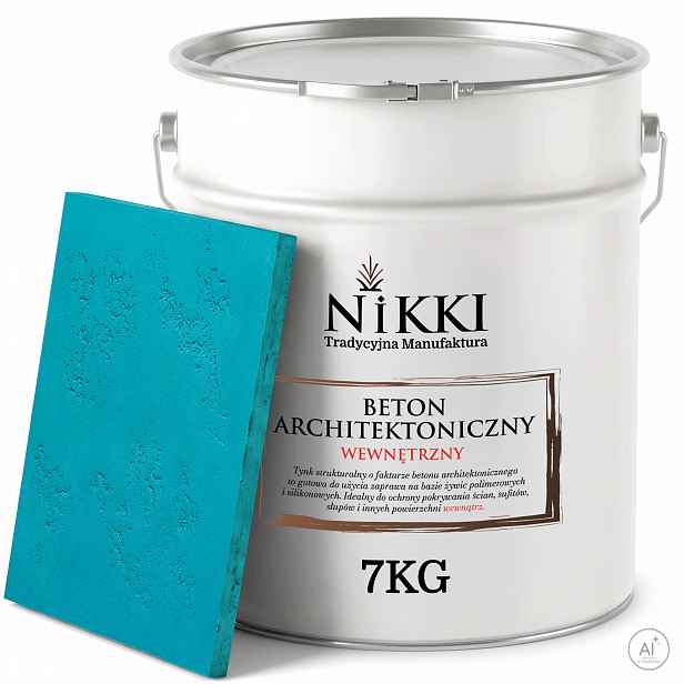 Dekorativní interiérový architektonický beton 7 kg Tyrkysový Tmavý H1321 Uv