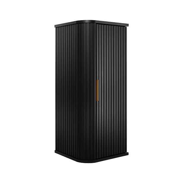 Elvisia Závěsná skříňka do koupelny ELEGANCE Black 79 cm