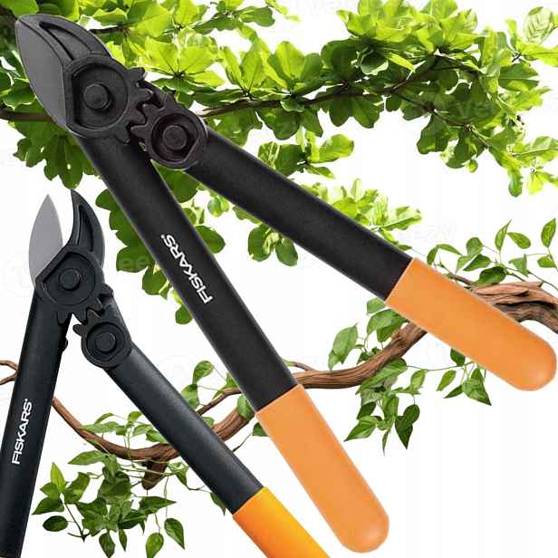 Fiskars L31 Powergear Zahradní nůžky Kovadlový Na Suché Větve 35 MM Zahradní
