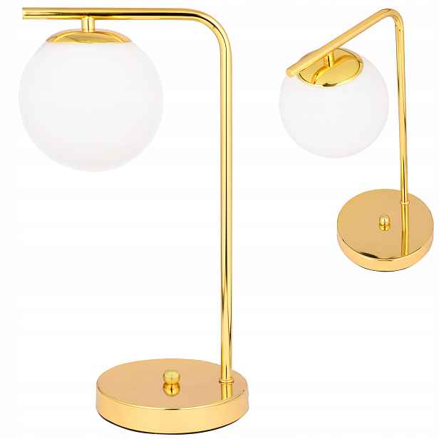 Moderní stolní lampa Noční Led Loft Zlatá