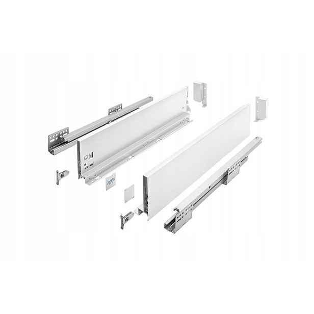 Šuplík Gtv Axis Pro Push To Open Gtv Střední H116 L500 Bílá S Plným Výsuvem