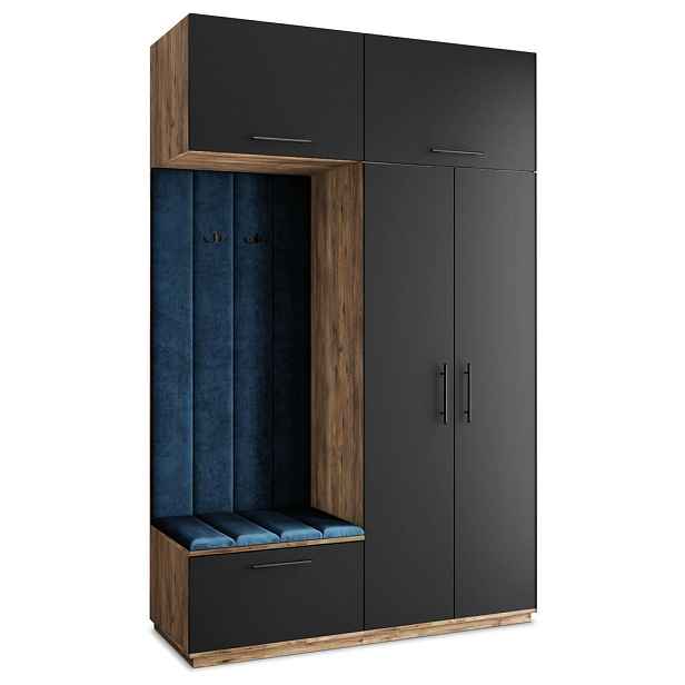 MASSENO MODERNÍ PŘEDSÍŇOVÁ SESTAVA REMA, 150/240/60 cm, dub Lefkas