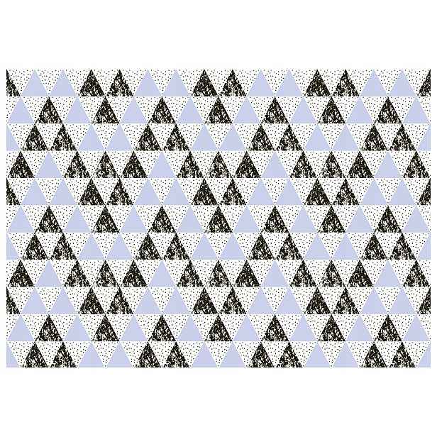 Fototapeta Trojúhelníkový kaleidoskop geometrie světle modrá černá vinylová 254x184 lepidlo
