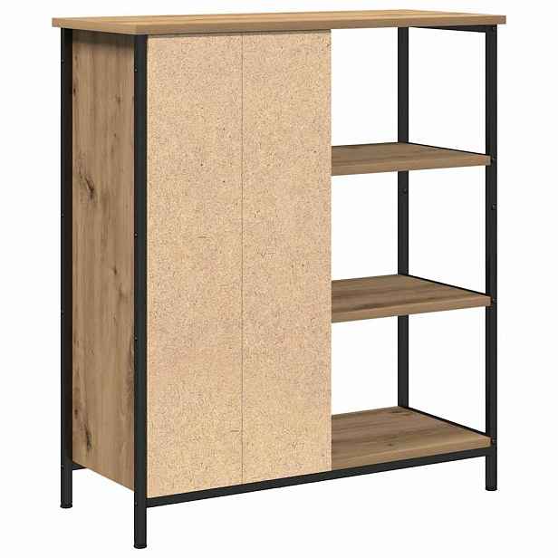 vidaXL Servírovací skříň Artisanový dub 70 x 30 x 80 cm