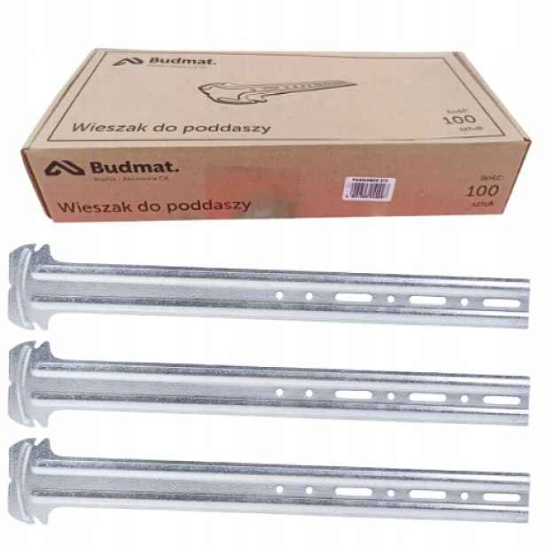 Kotevní hřibový věšák Budmat 350 mm 100 ks do podkroví, profil CD60