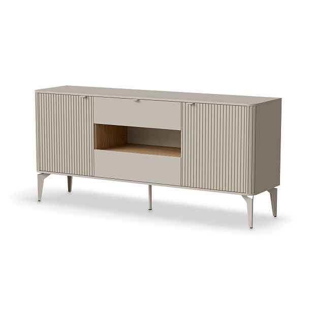 HALMAR Komoda BELUCI KM-1 160 cm kašmír/dub cremona