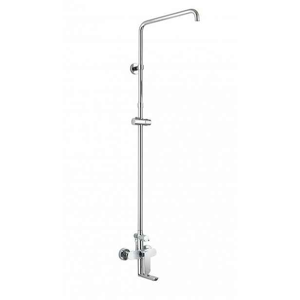 Mereo - Sprchový set s vanovou baterií, bez příslušenství, chrom CBE60101SM