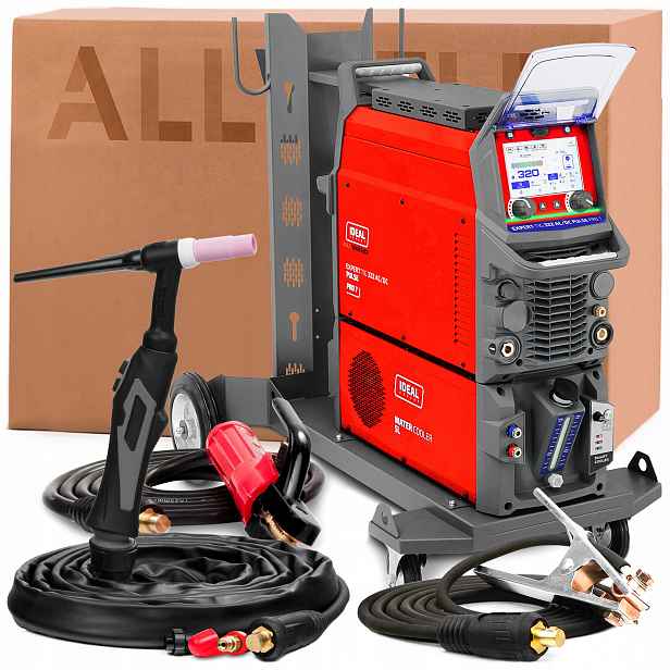 Svářečka Ideal Expert Tig 322 Ac DC Pulse Pro 7 LCD 400V 320A Hf Lift