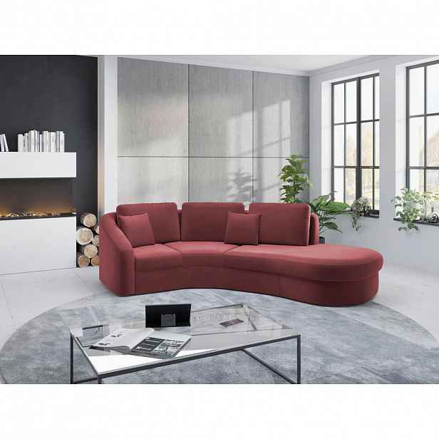 Sit & More ROHOVÁ SEDAČKA, textil, lilková