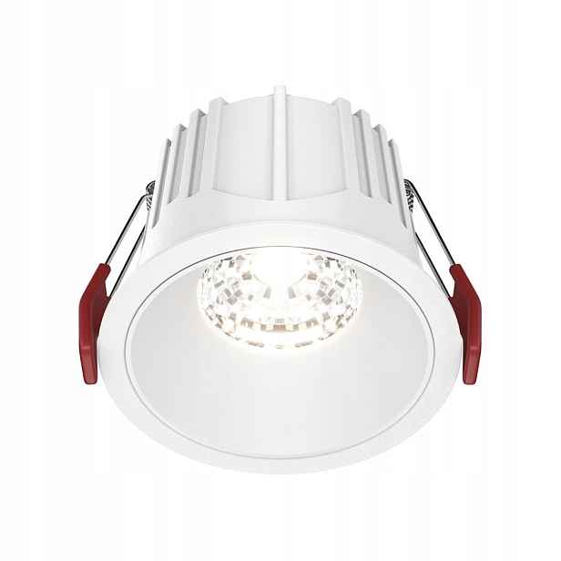 Stropní podomítkové svítidlo bílé kulaté 8 cm Led 4000K Maytoni