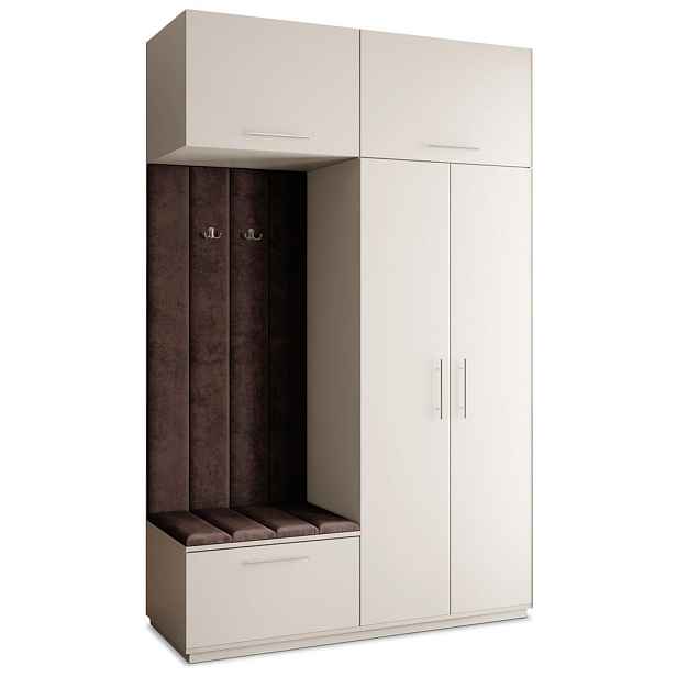 MASSENO MODERNÍ PŘEDSÍŇOVÁ SESTAVA REMA, 150/240/60 cm, kašmírová