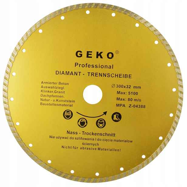 Diamantový Kotouč Pro Řezání Betonu 300 X 32 MM Turbo
