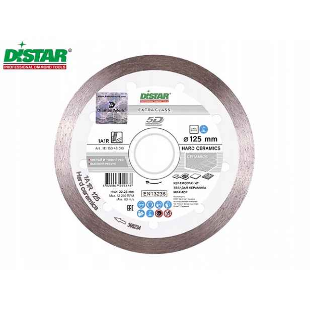 Diamantový kotouč z tvrdé keramiky 125 mm Distar