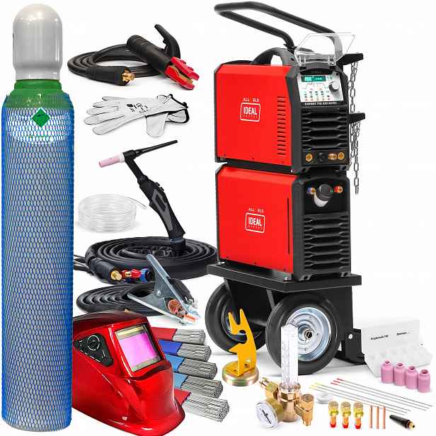 Poloautomatický Svařovací Stroj Ideal Expert Tig 220 Ac/dc Mma 230V 200A Puls Hf 4 M