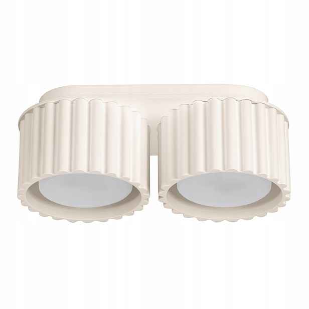 Sollux Lighting Stropní svítidlo béžová oválná 21 cm 2xgx53 10w Aura