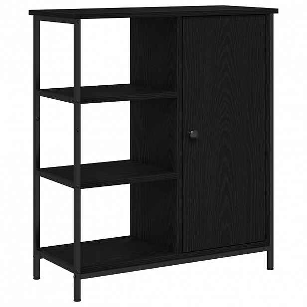 vidaXL Servírovací skříň Černý dub 70 x 30 x 80 cm