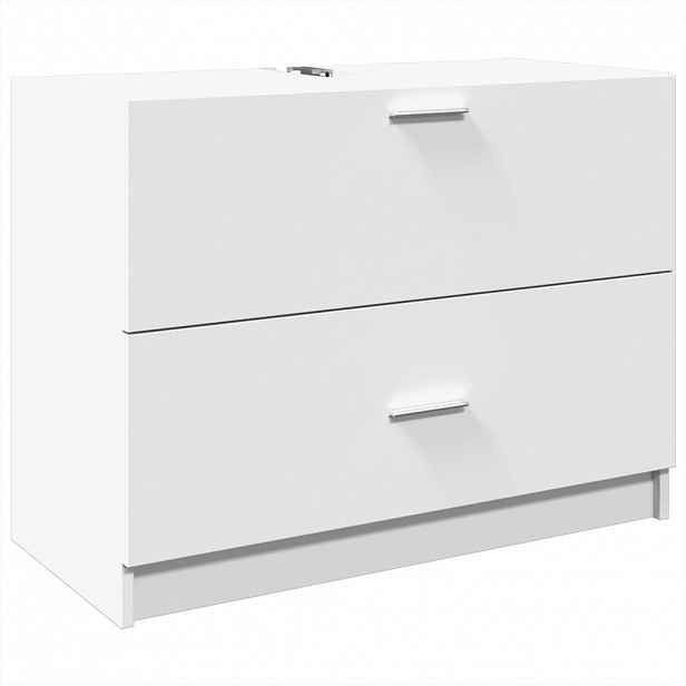 vidaXL Skříňka pod umyvadlo bílá 78 x 37 x 59 cm kompozitní dřevo