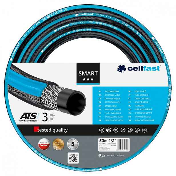 Hadice Cellfast Smart 50M 1/2" 3 W
