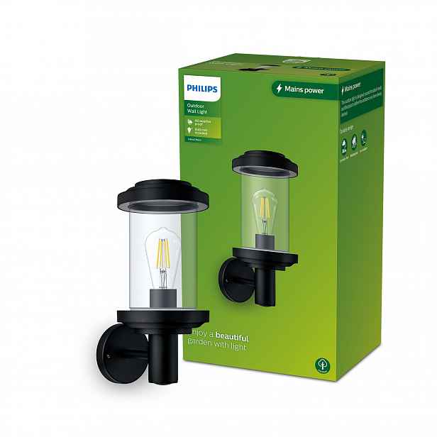 Zahradní Led lampa Fasádní nástěnné svítidlo Listra E27 IP44 Lucerna Philips