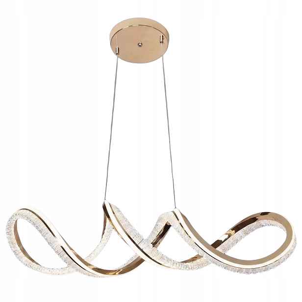 Závěsná Stropní Lampa Toolight, Led Lampa Zlatá