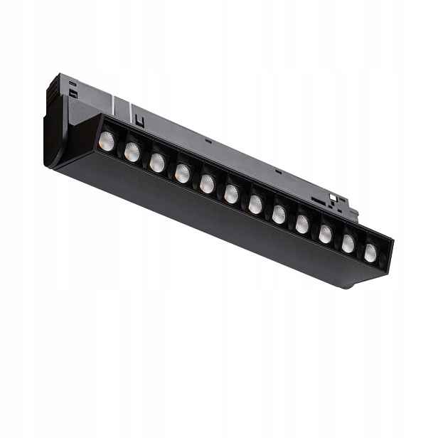 Led svítidlo pro kolejnice, černá, teplá barva Nowodvorski