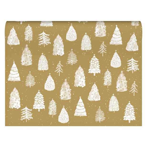 Balicí papíry s vánočním motivem v sadě 5 ks 69,5x48,5 cm Wild Winter Forest – Roger la Borde