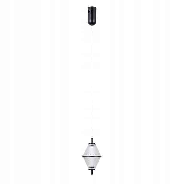 Led lampa Italux Fuente 5W, matná černá, sklo , 3000K IP20